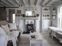 Country Scandinavian Living Room  