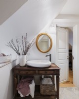 Bathroom in a country house