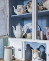 A collection of jugs and a sideboard display