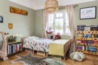 Colourful, eclectic childrens bedroom