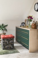 Chest of drawers in modern bedroom