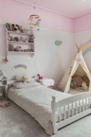 Play tepee in modern childrens room