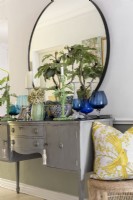 Console table in hallway