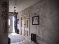 Plaster wall Hallway 
