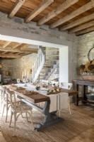 Rustic country dining room 
