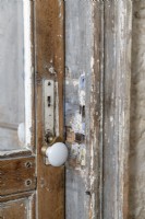 Distressed wooden door - detail