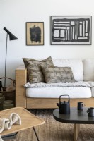 Modern living room in neutral tones