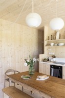 Wooden kitchen-diner