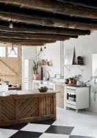 Modern rustic kitchen