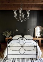 Monochrome country bedroom