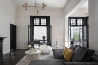 Modern living room in neutral palette