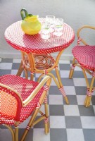 Paris bistro table and chairs