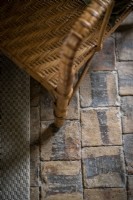 Detail of country stone floor setts 