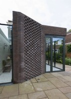 Detail of brick rear extension